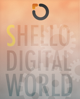 SHELLO DIGITAL WORLD Logo